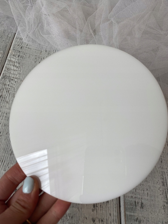 Podkład pod tort Plexi białe 3mm 16 cm (2)