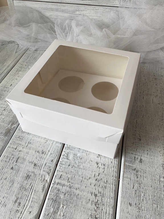 Pudełko na babeczki, muffiny 4 sztukowe (1)