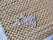 Topper boczny Happy Birthday białe plexi (2)