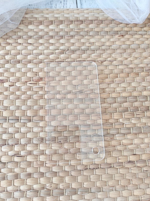 Szpatulka, dekorator do tortu Plexi 20 cm (2)