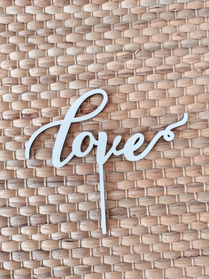 Topper na tort Love HDF