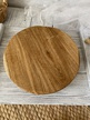 Patera na tort. Tortownica z drewna Dąb 25 cm (4)