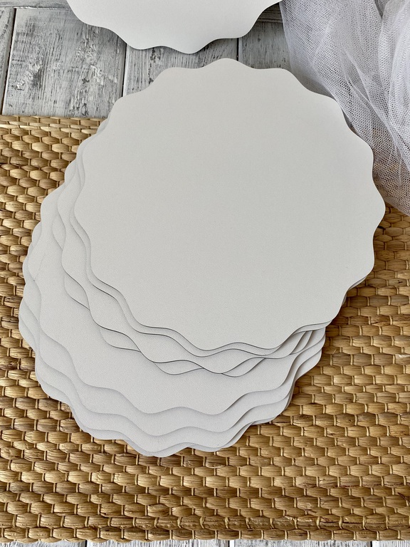 Podkład pod tort HDF faliste koło 25 cm 10 szt (5)