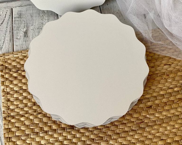 Podkład pod tort HDF faliste koło 26 cm 10 szt (4)