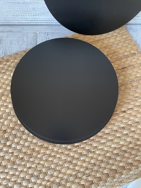 Podkłady pod tort okrągłe 30 cm czarna HDF 5 szt (1)