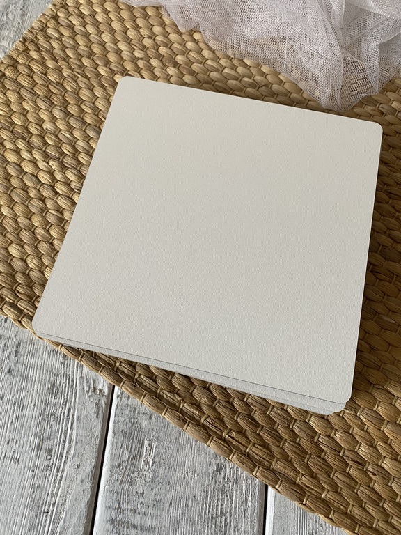 Podkłady po tort kwadratowe 20x20 cm 10 szt białe HDF (3)