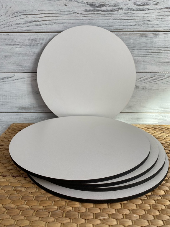 Podkłady pod tort wzmocnione średnica 28 cm biała HDF 5 szt (4)