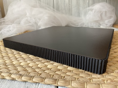Podkład pod tort Premium kwadratowy czarny 30x30 cm grubość 23 mm