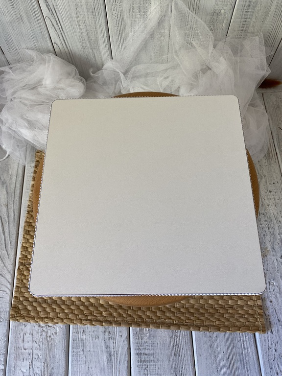 Podkład pod tort Premium kwadratowy BIAŁY 25x25 cm grubość 23 mm (2)