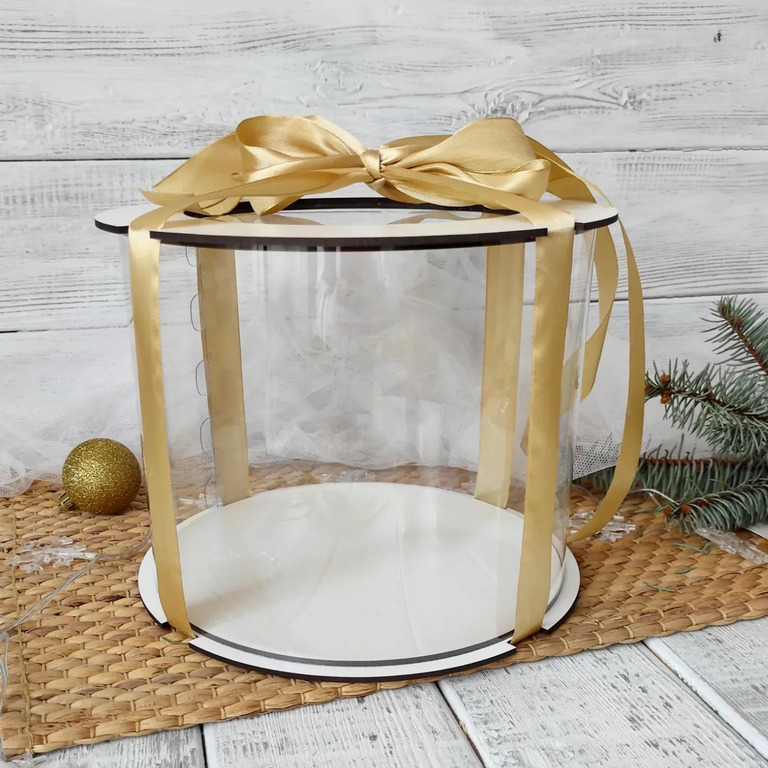 Pudełko przeżroczyste, prezentowe PET 22/18 cm (3)