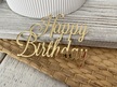 Topper Happy Birthday 10*7 cm  plexi  (1)