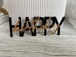  Topper Happy birthday podwójny czarna plexi z złotym  (1)