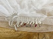 Topper na bok tortu Birthday Queen 11*6 cm plexi srebne 10 szt (2)