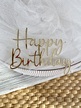 Topper Happy Birthday 10*7,5 cm plexi  (1)