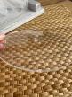 Podkład z otworem do tortu piętrowego 22 cm PLEXI przezroczyste  (3)
