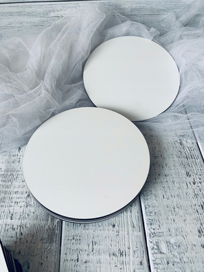 Podkłady pod tort HDF białe 15 cm 10 szt