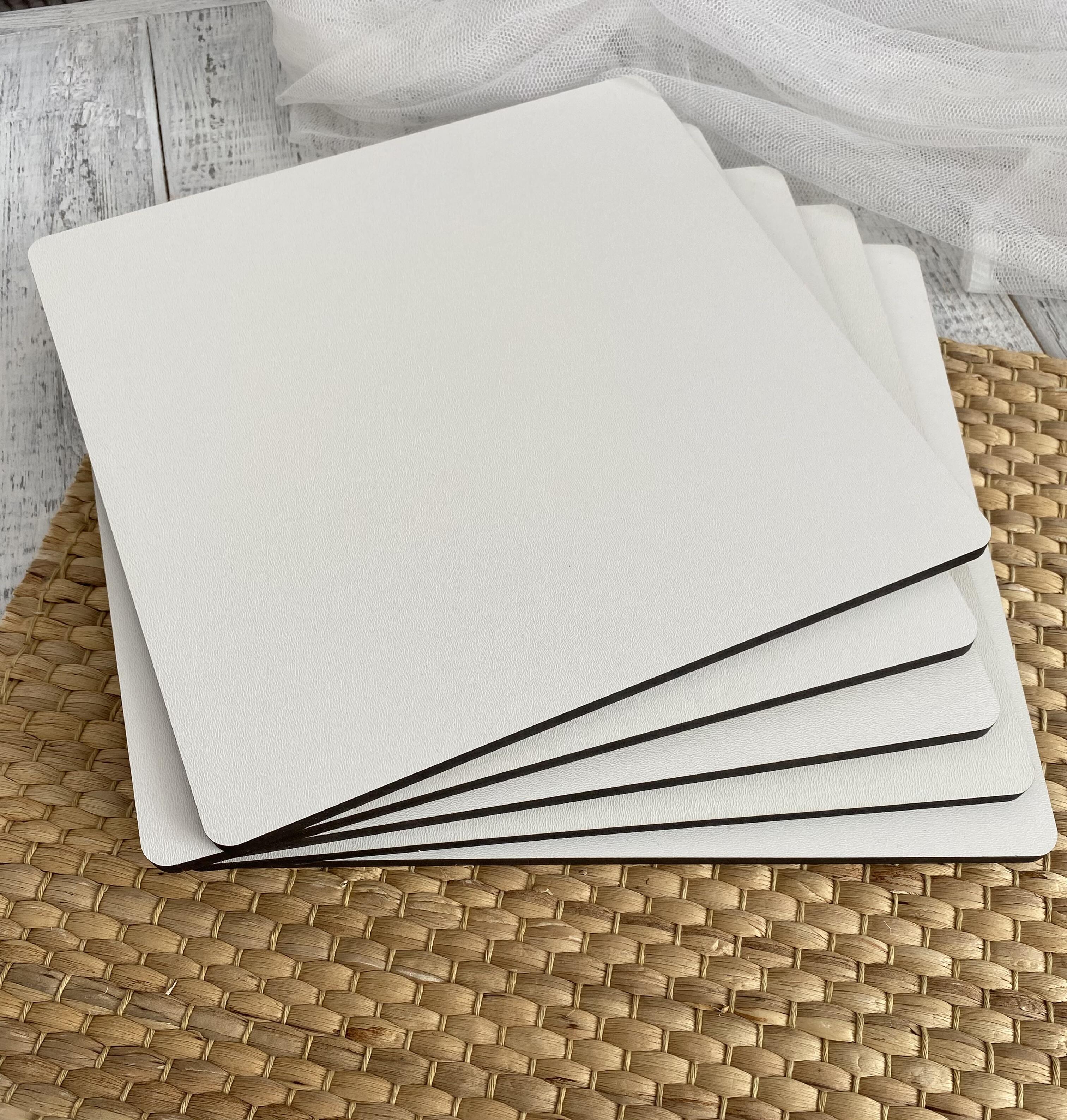 Podkład pod tort 30x30 cm 6 mm kwadrat białe HDF 5 szt (1)
