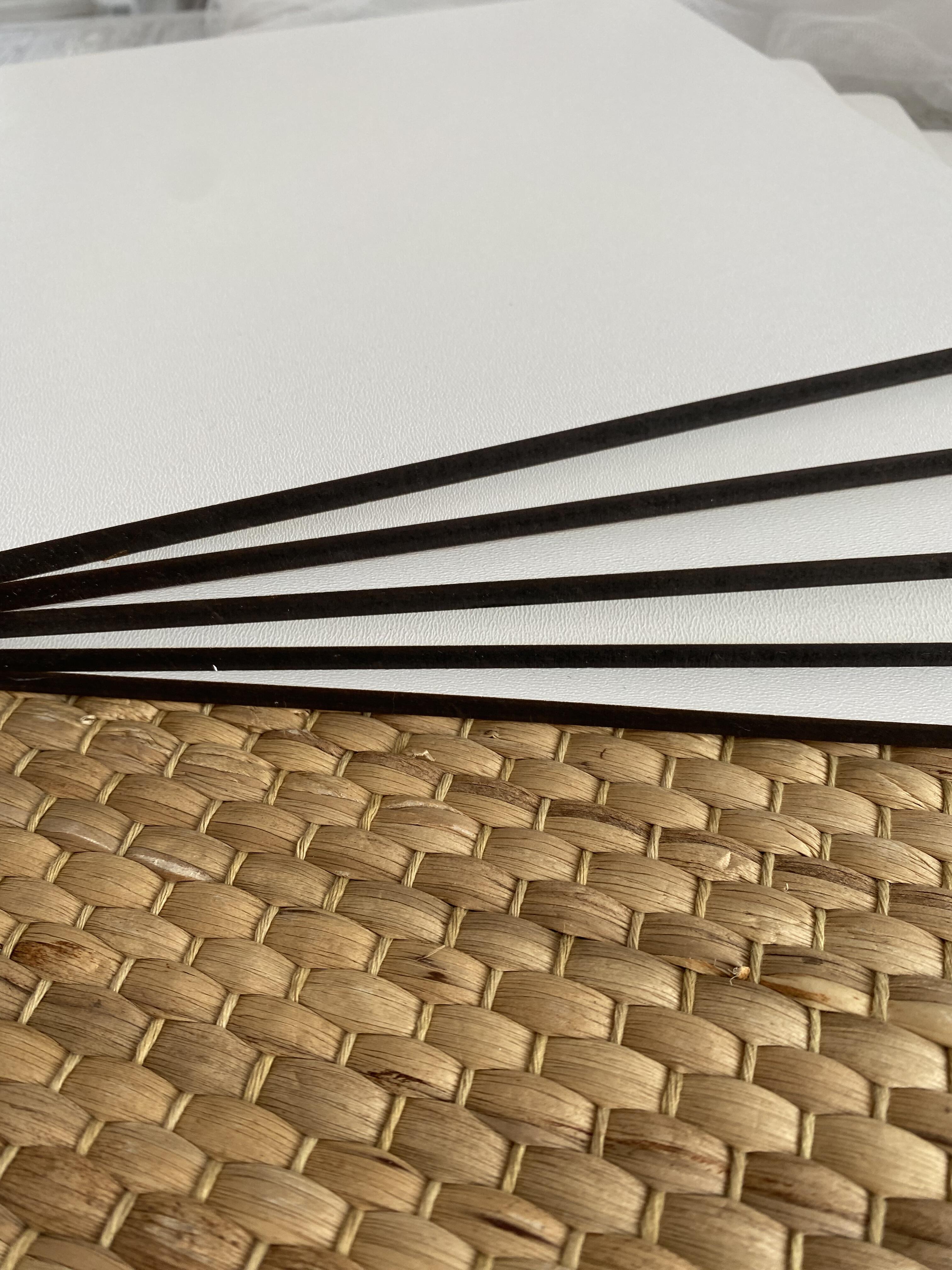 Podkład pod tort 25x25 cm 6 mm kwadrat białe HDF 5 szt (4)