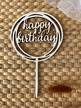 Topper Happy Birthday biały HDF (1)