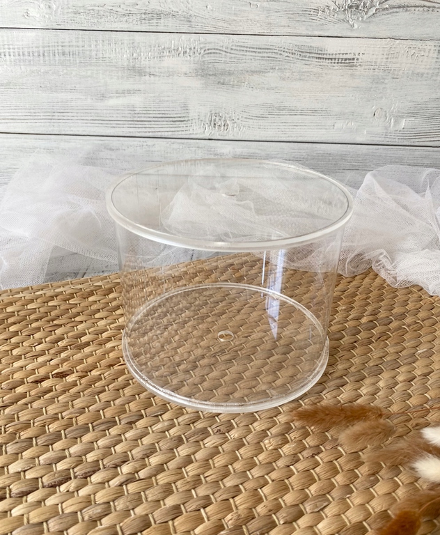 Pudełko na kwiaty. Separator na tort średnica 16 cm Plexi.Box na kwiaty (2)