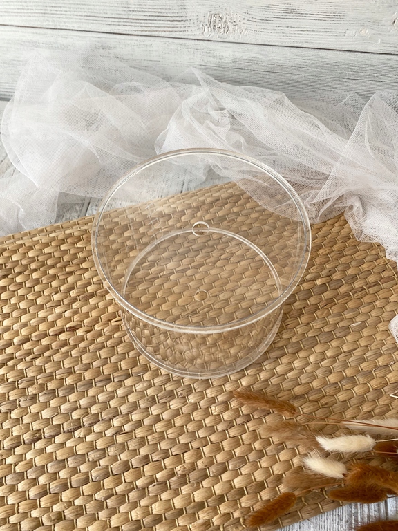 Pudełko na kwiaty. Separator na tort średnica 16 cm Plexi.Box na kwiaty (4)