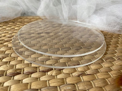 Podkład pod tort 18 cm Plexi Bezbarwne