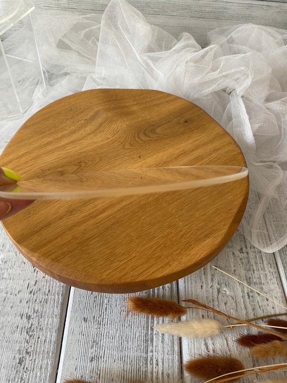 Podkład pod tort 18 cm Plexi Bezbarwne (5)