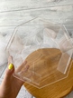 Pudełko na kwiaty.Separator  na tort Plexi bezbarwne 20 cm. Box na kwiaty (2)