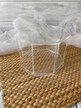 Pudełko na kwiaty.Separator  na tort Plexi bezbarwne 20 cm. Box na kwiaty (6)